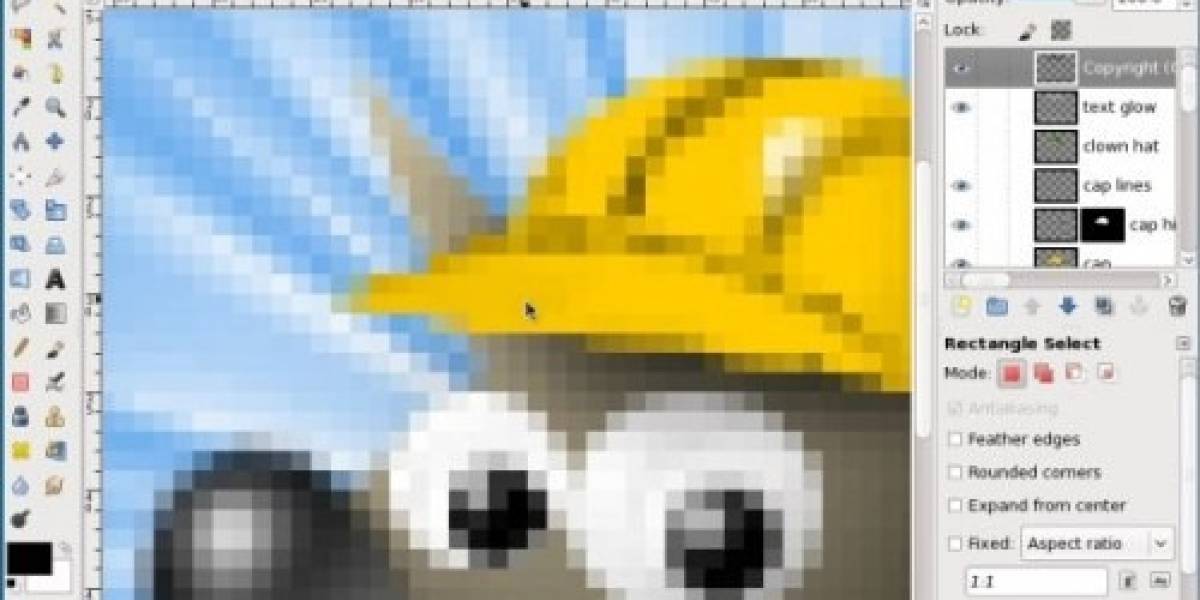 Gimp avanza rápidamente a su interfaz de ventana única