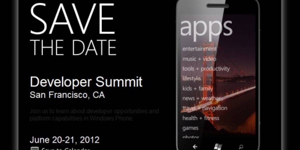 Microsoft anuncia junta de desarrolladores para Windows Phone en junio