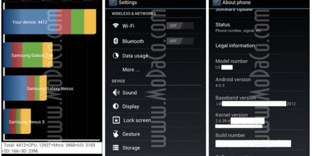 LG X3 y su chip Tegra 3 pasan por Quadrant días antes de su estreno