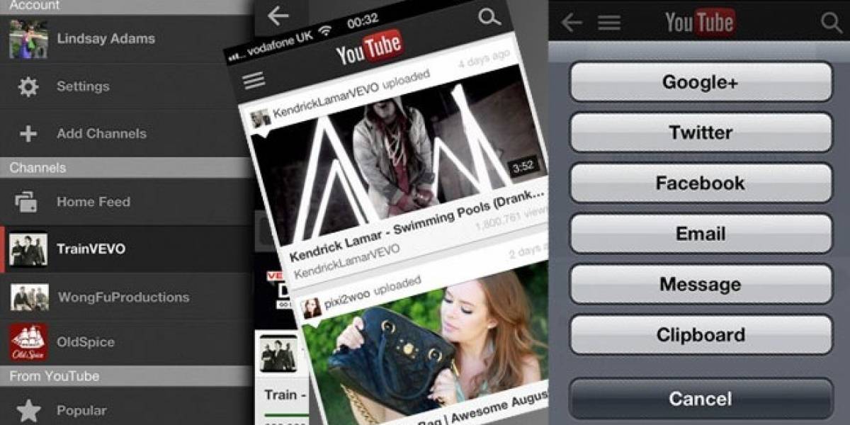 YouTube mejora su aplicación para iPhone