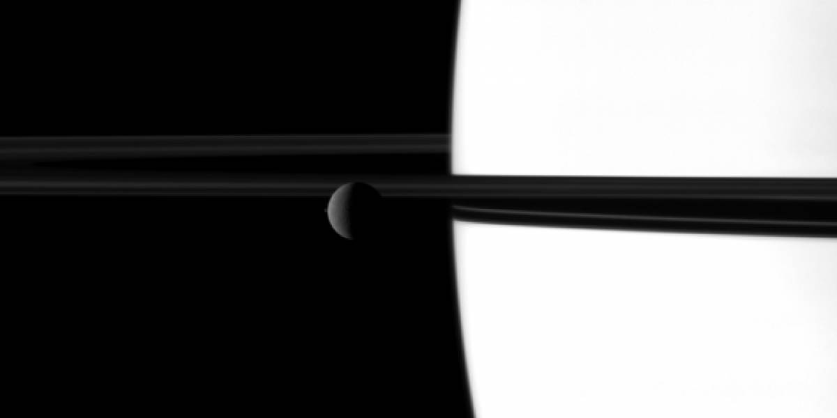 Imperdible: Las lunas de Saturno danzan en Navidad