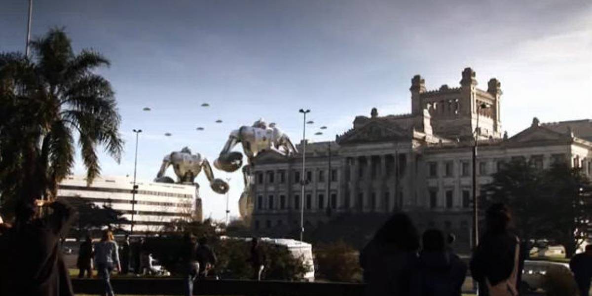 Ataque de Pánico: Cortometraje de robots gigantes invadiendo Uruguay