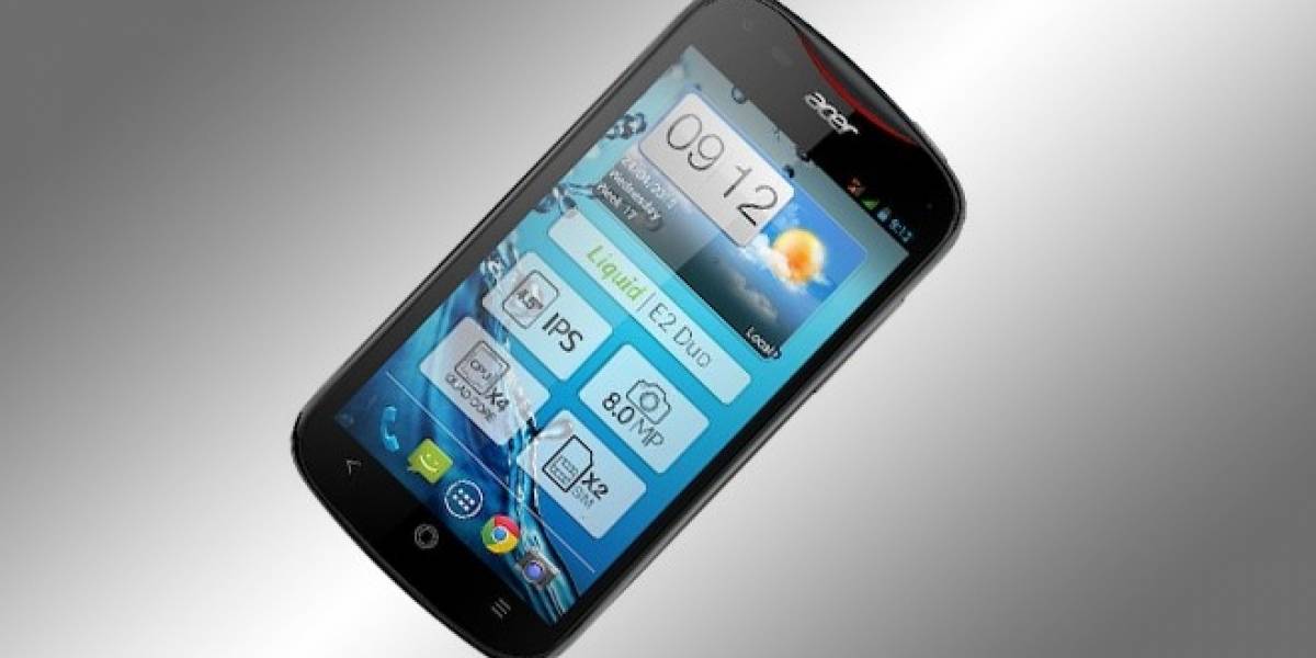Acer lanza el Liquid E2: Un smartphone de cuatro núcleos bajo los USD$300