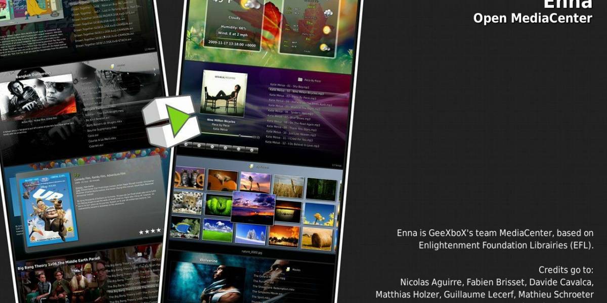 El futuro de GeeXboX : Enna Media Center