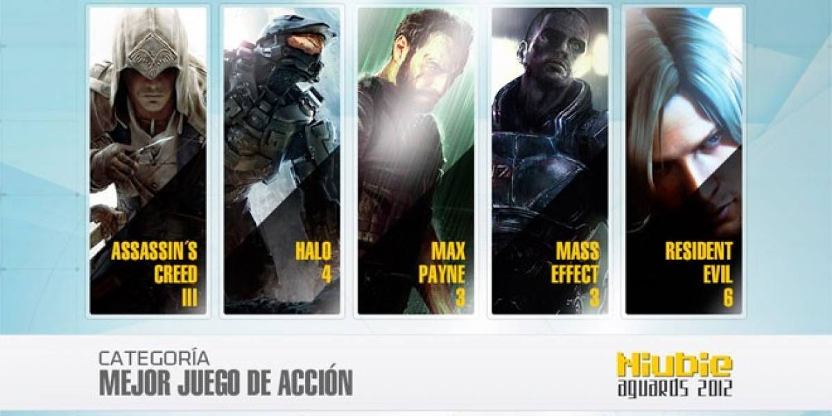 Niubie Aguards: Vota por el Mejor Juego de Acción del 2012