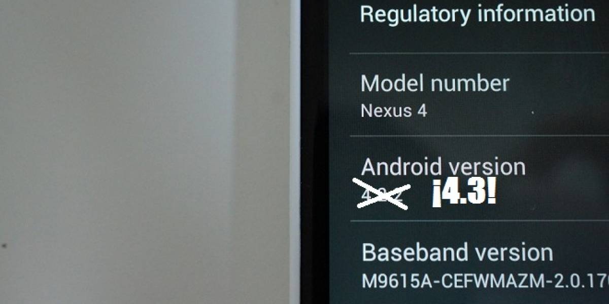 Android 4.3 confirmado por sitio de desarrolladores de Google