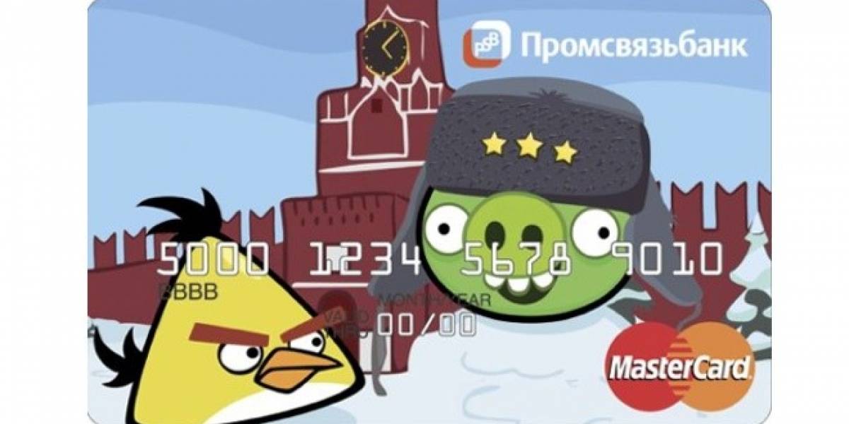 Angry Birds tendrá su línea de tarjetas de crédito