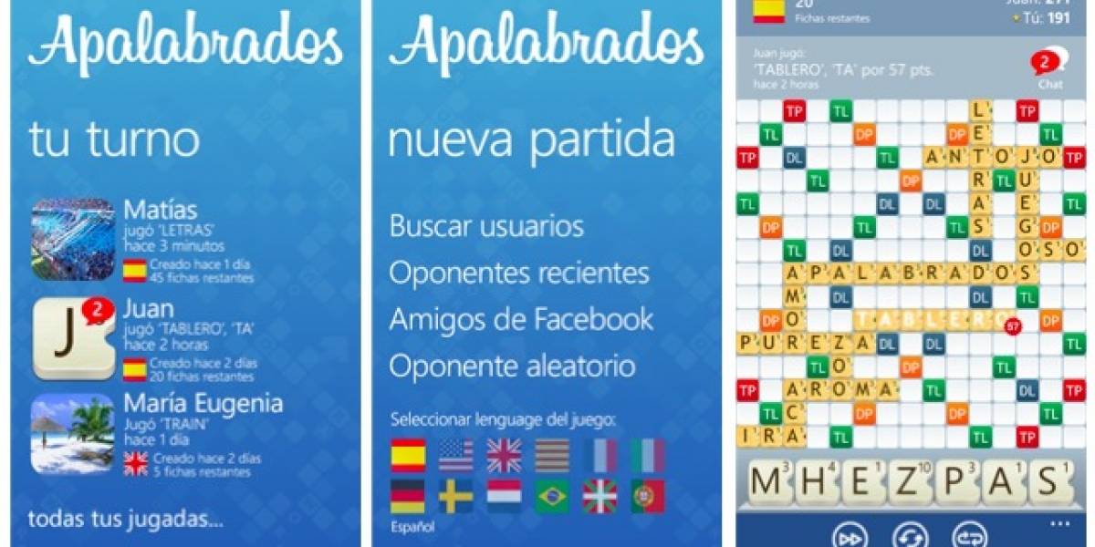 Apalabrados llegó a Windows Phone