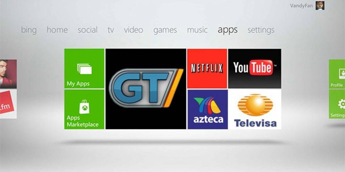 Microsoft implementará más de 40 aplicaciones en Xbox 360