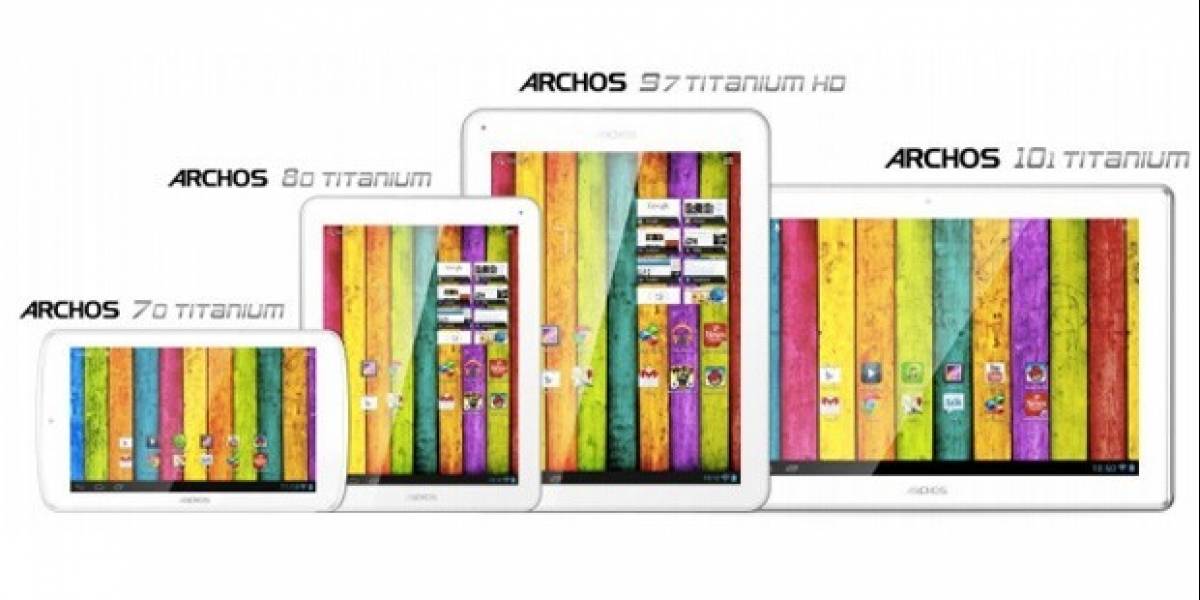 CES 2013: Archos lanza su linea de tablets Titanium