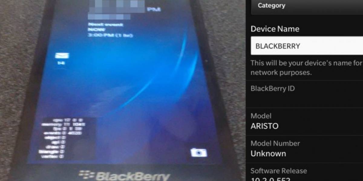 Se filtra un video y posibles especificaciones del BlackBerry A10 Aristo