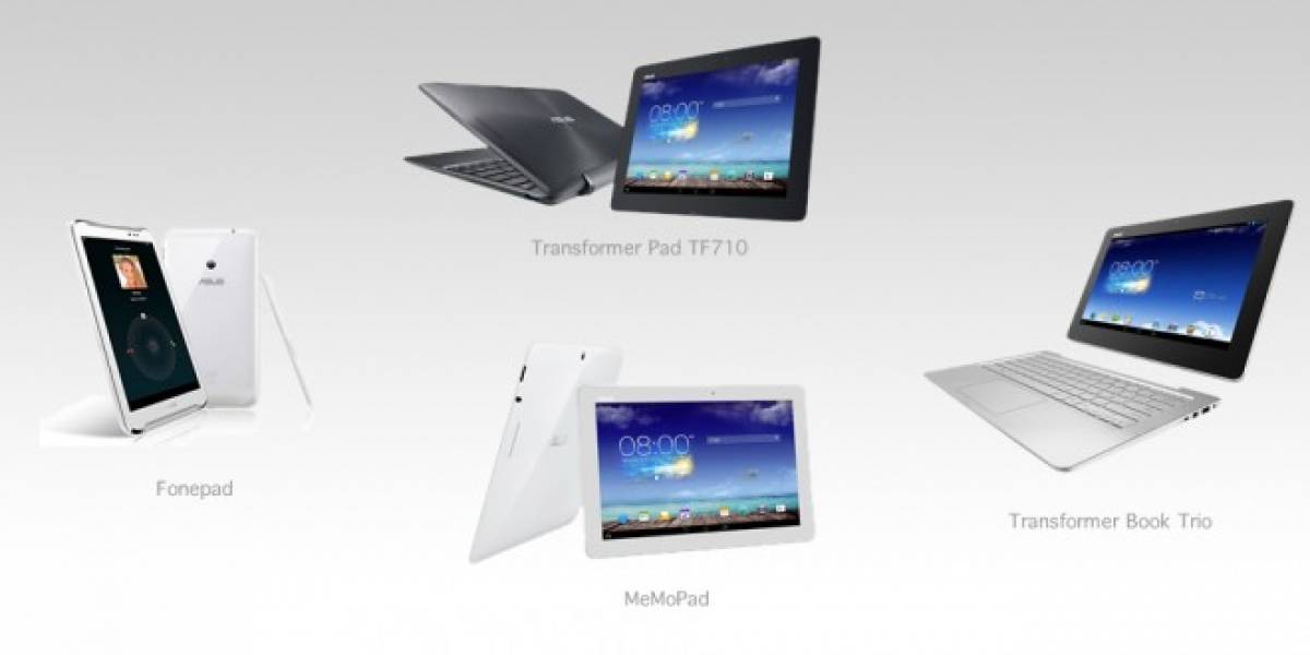 Asus enloqueció en IFA 2013 y lanzó una lluvia de tablets