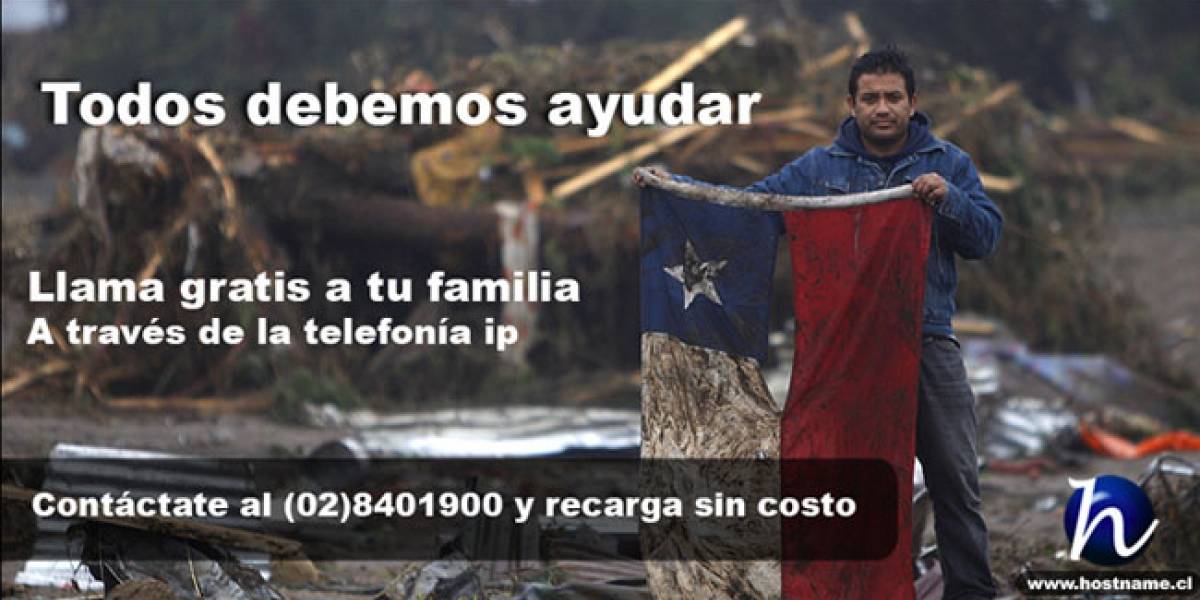 Terremoto Chile: Hostname.cl ofrece telefonía IP gratis