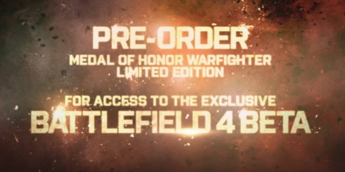 EA confirma la beta de Battlefield 4 para los compradores de MoH: Warfighter