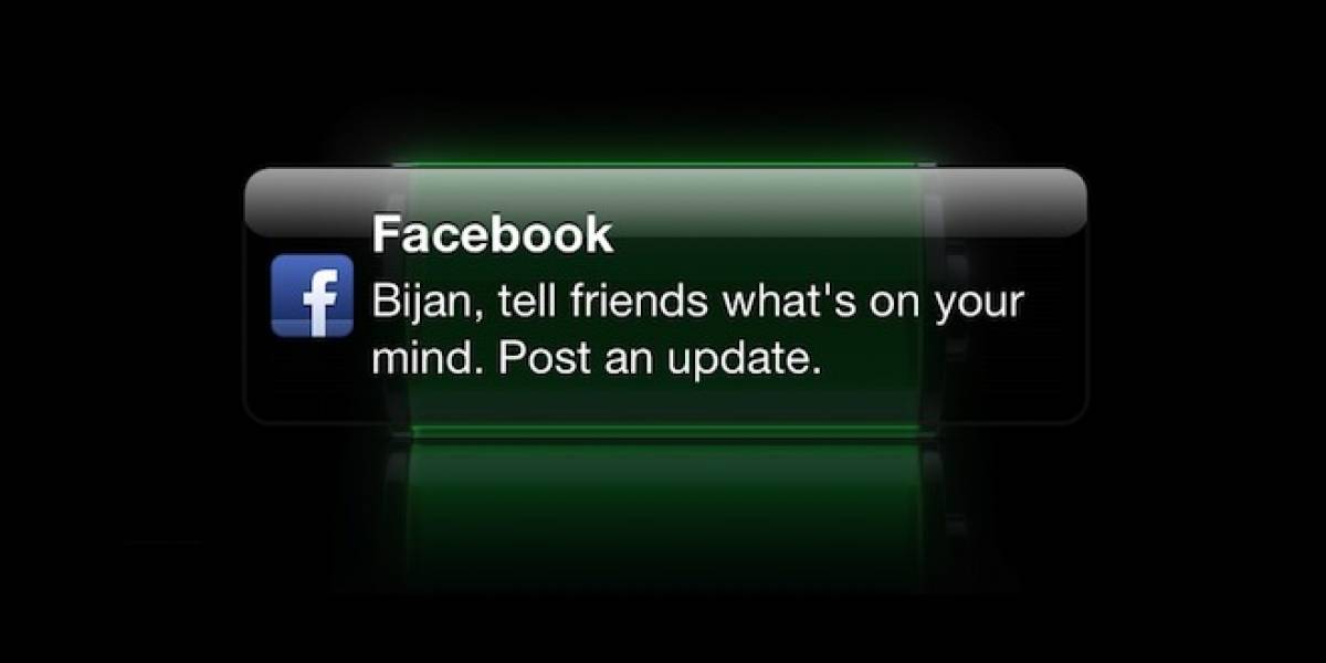 Facebook para iOS podría comenzar a recordarte que actualices tu estado
