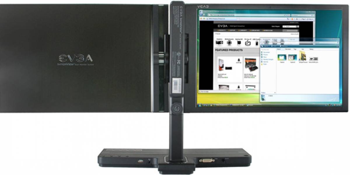 InterView 1770: Monitor dual con webcam y micrófono incluido