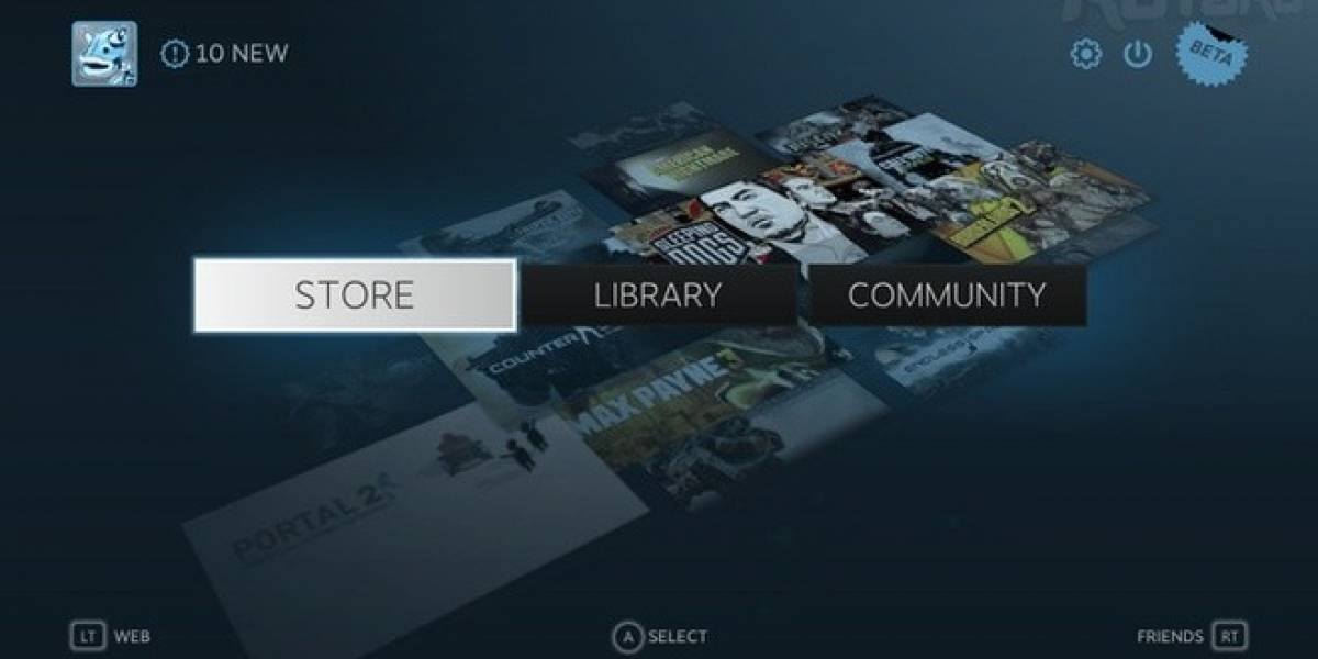 Hoy se inicia la beta de Steam Big Picture