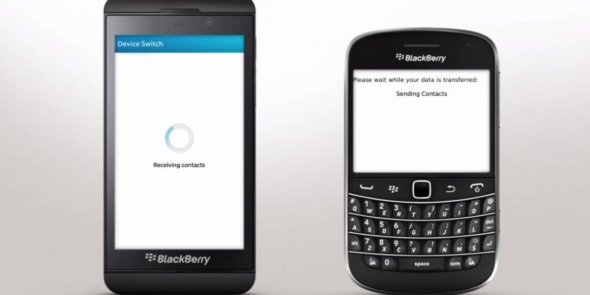 BlackBerry anuncia Device Switch, app para migrar de equipos antiguos a BB10