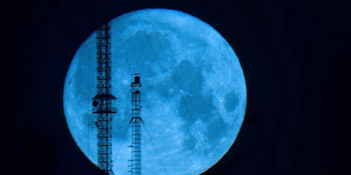 Una Luna azul para año nuevo