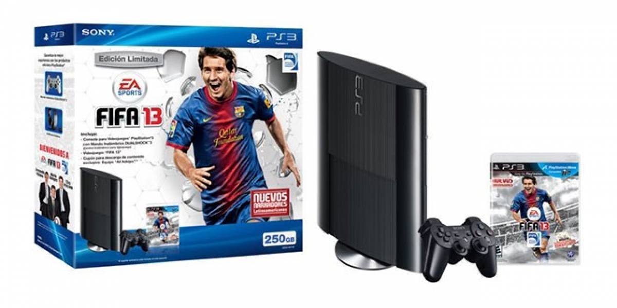 La nueva PS3 llegará junto a FIFA 13 en un nuevo paquete para Latinoamérica