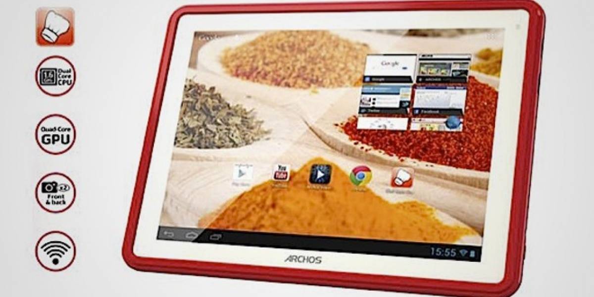 Archos ChefPad: Una tableta pensada para los cocineros