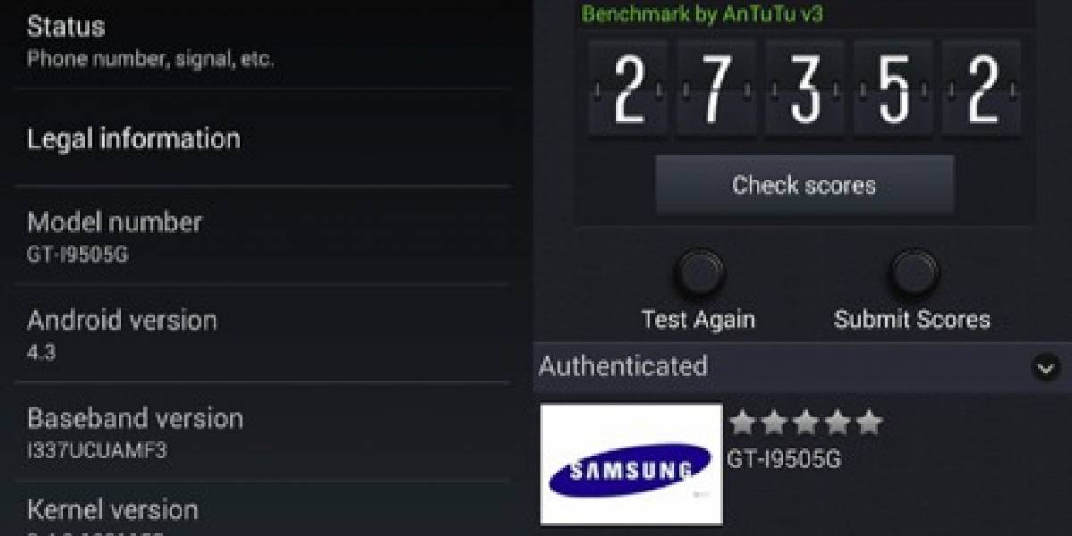 El Samsung Galaxy S4 da la bienvenida a Android 4.3 beta