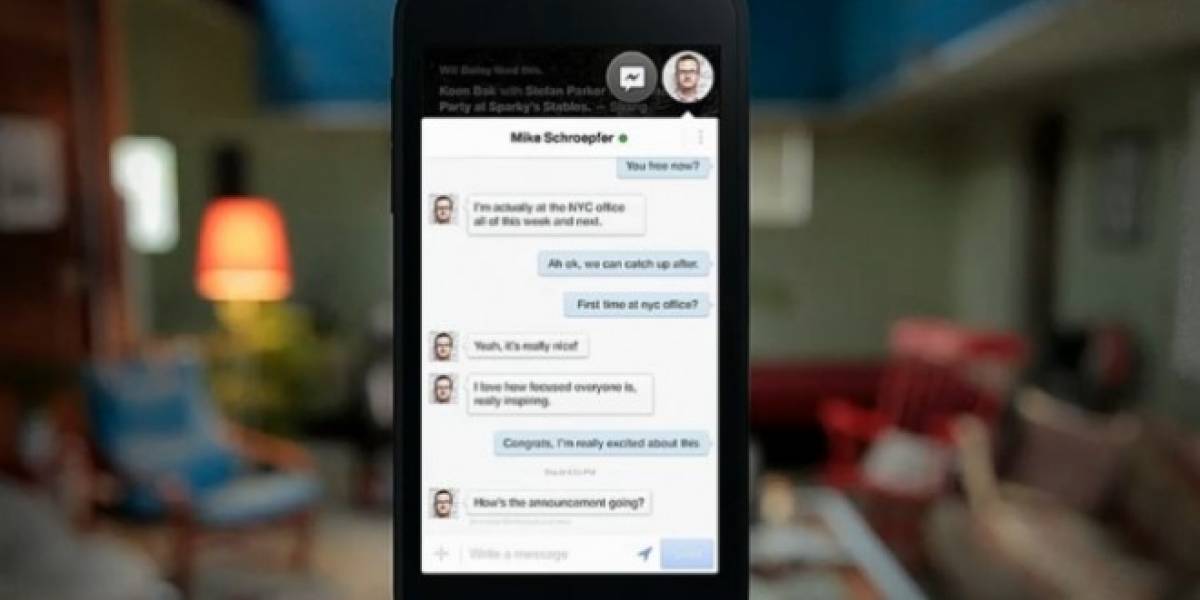 Facebook integrará Chat Heads a Messenger para iOS hoy mismo