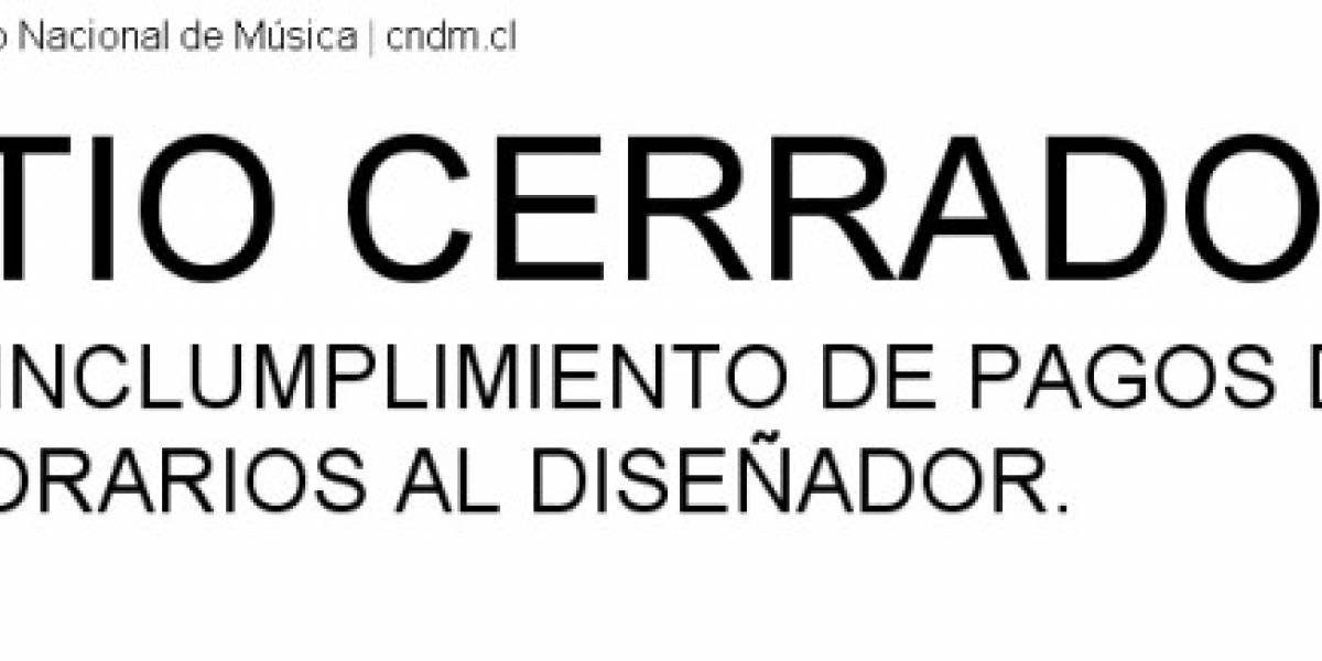 Chile: Diseñador sin dinero borra sitio como venganza