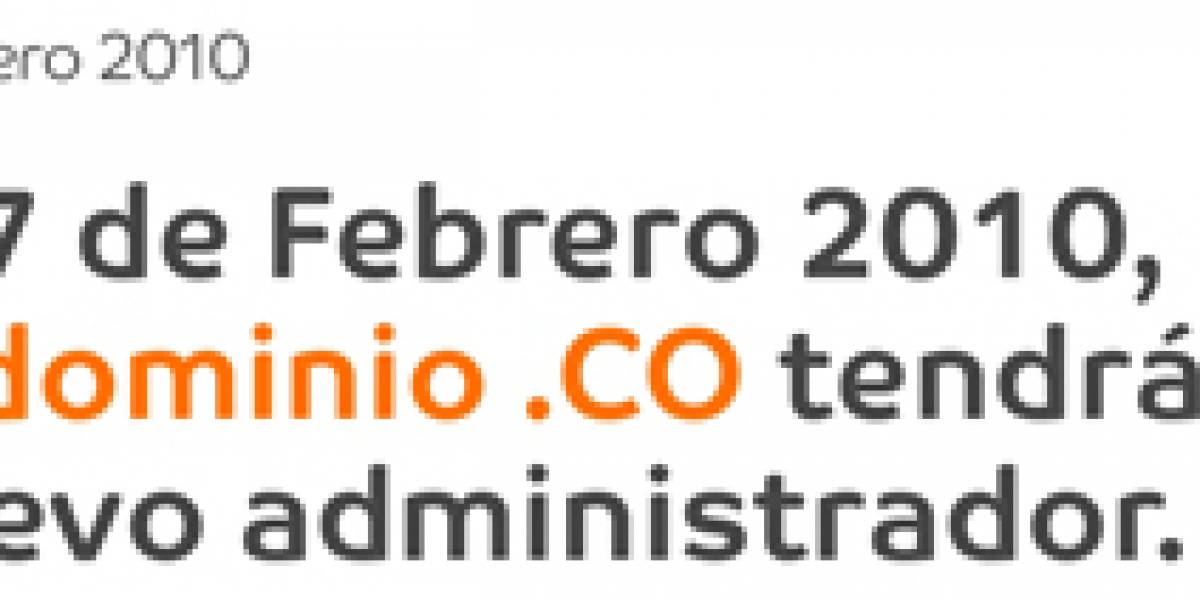 Colombia: Dominios .co cambian de administrador