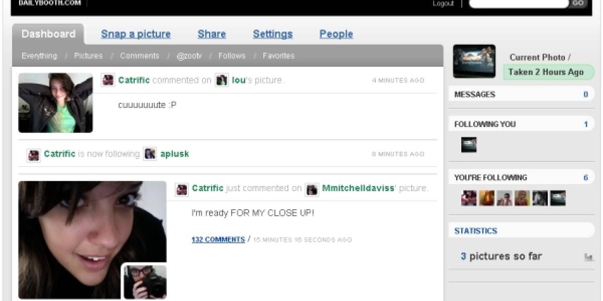 DailyBooth: Twitter con imágenes