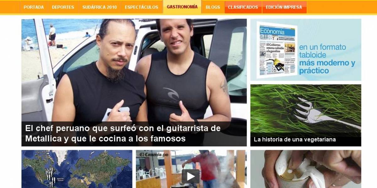 Perú: Nuevo diseño del diario El Comercio