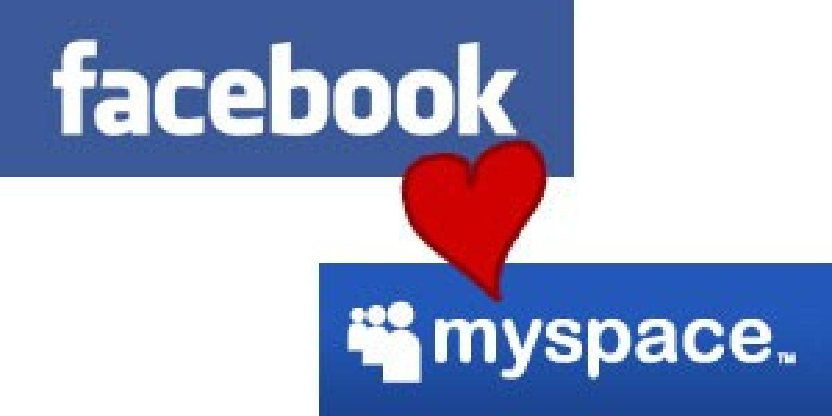 Facebook y Myspace ahora serán amigos