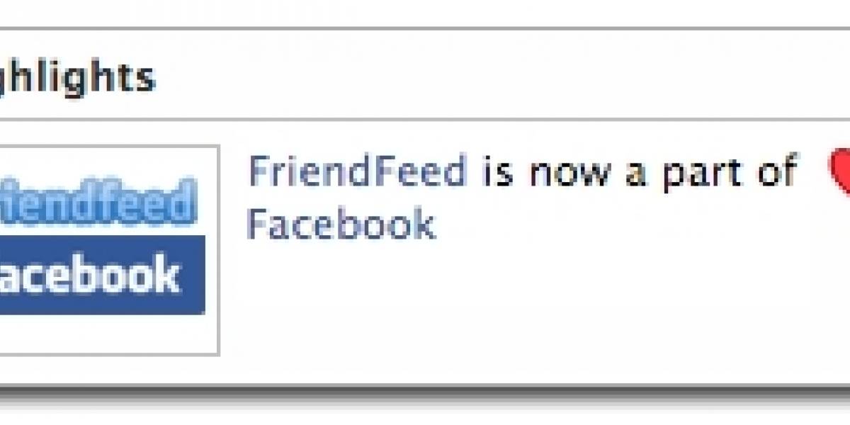 Facebook adquiere FriendFeed