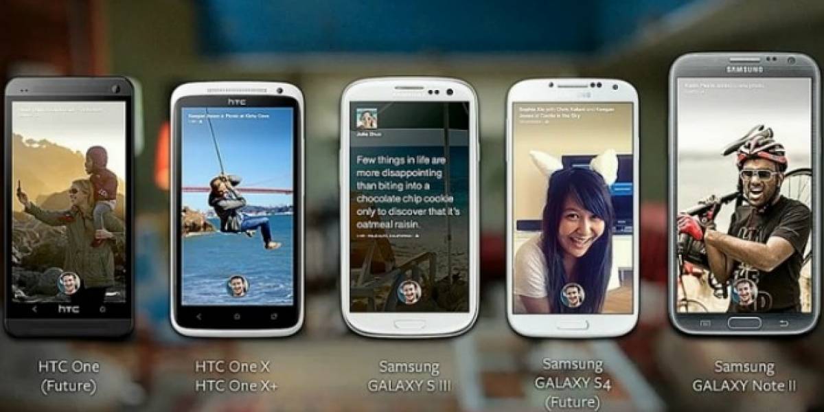 Facebook Home sólo estará disponible en 5 teléfonos al principio
