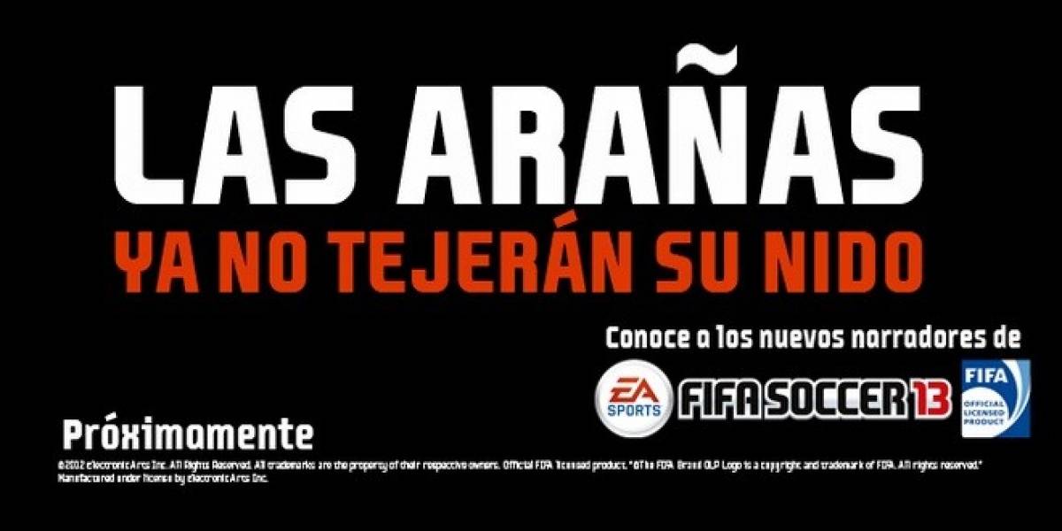 Muy pronto se conocerán los nuevos narradores de FIFA 13 para Latinoamérica