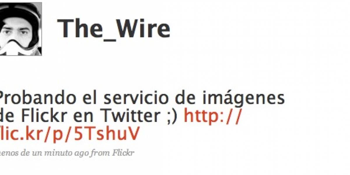 Flickr integra a Twitter