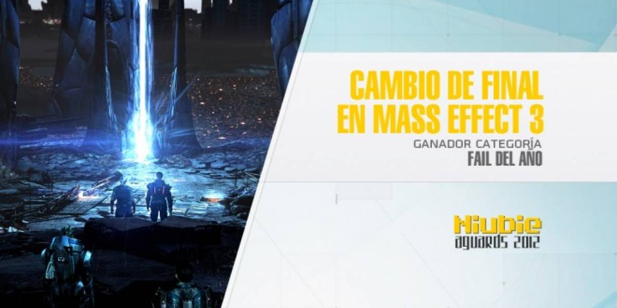 Niubie Aguards: El cambio en el final de Mass Effect 3 es el Fail de 2012