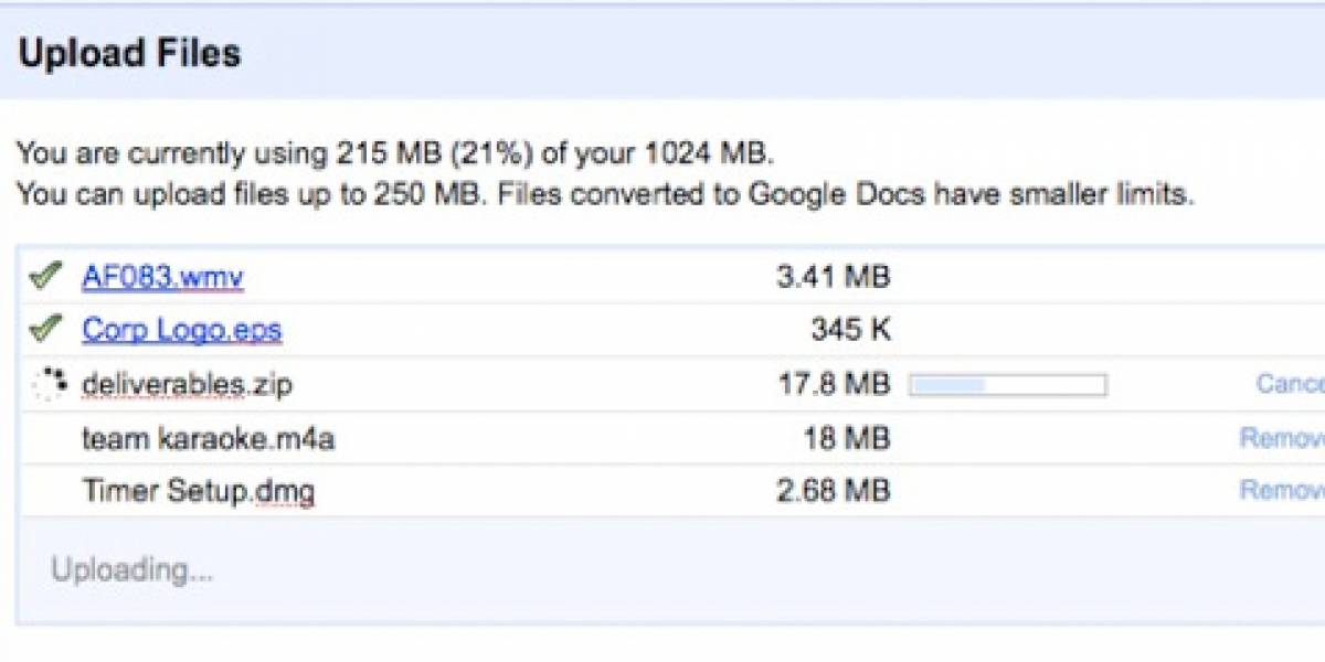 Sube el archivo que quieras a Google Docs y descárgalo después