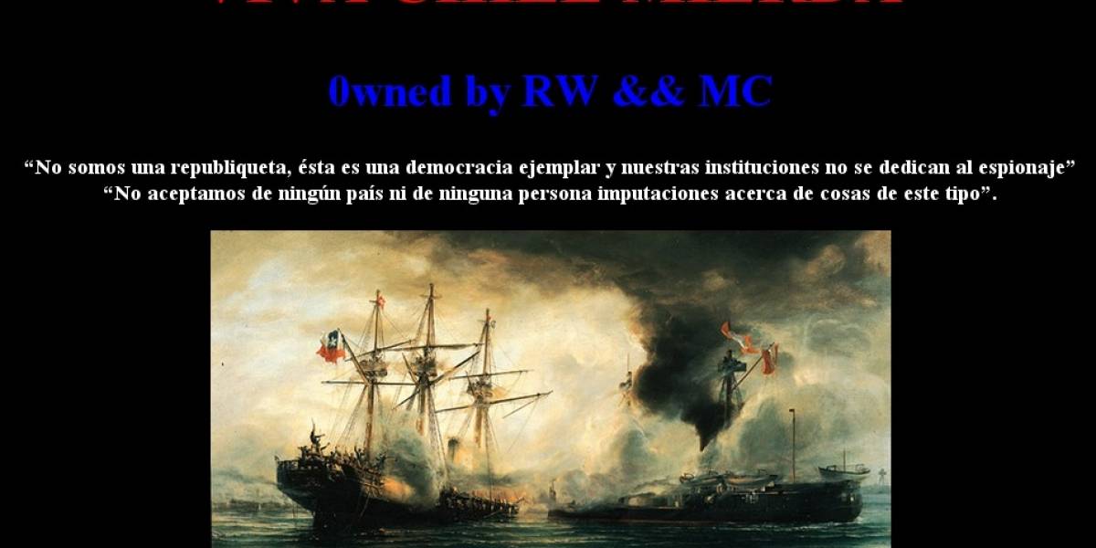 Página oficial del gobierno de Perú hackeada