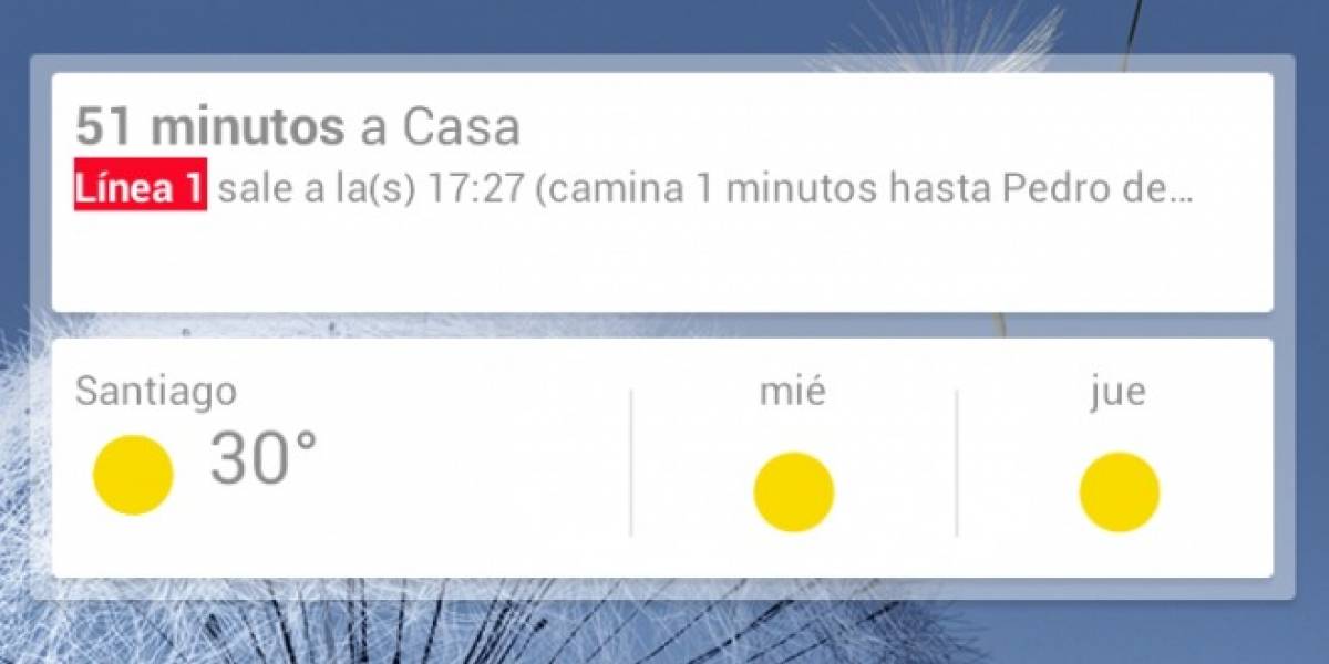 Google Now ahora tiene nuevas características y un widget para tu Android