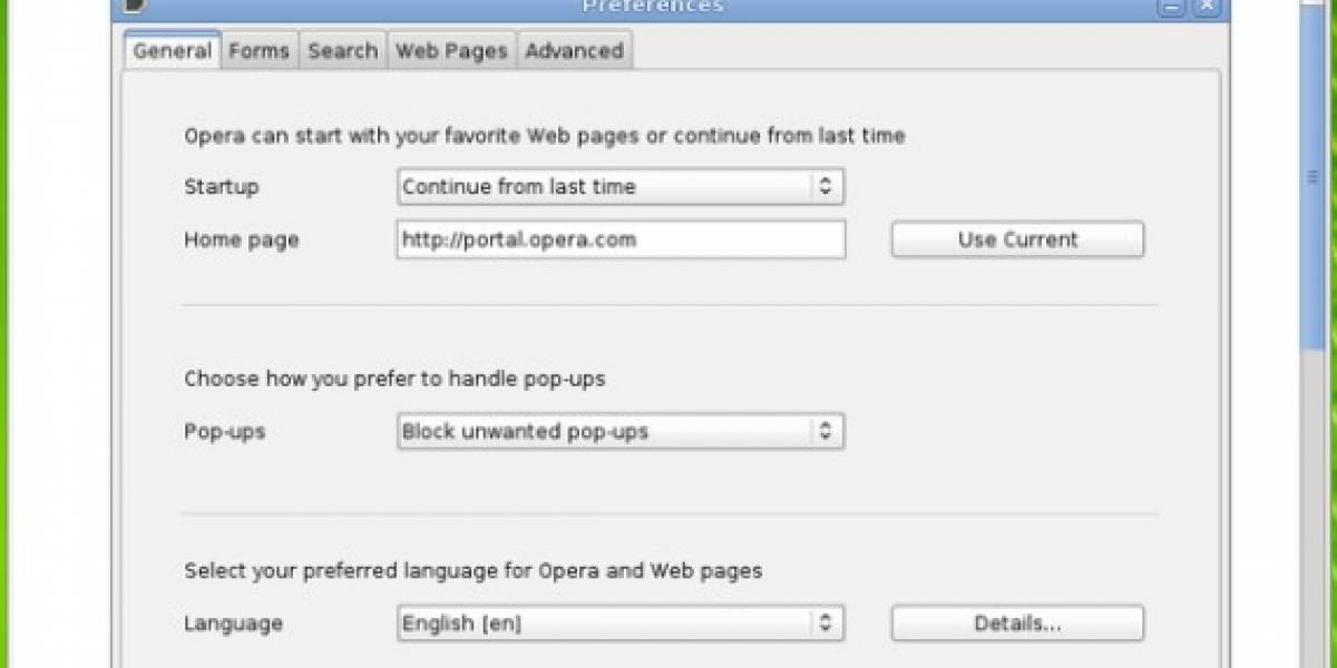 Opera 10.50 para Linux abandona su dependencia de Qt
