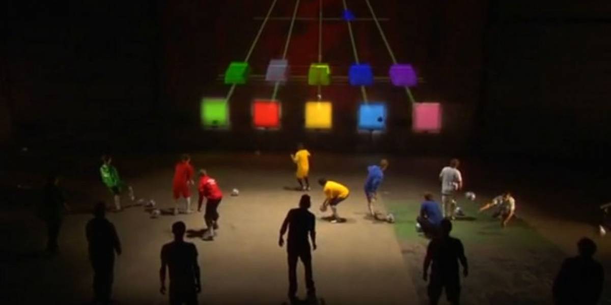 Video: Guitar Hero controlado por balones de fútbol