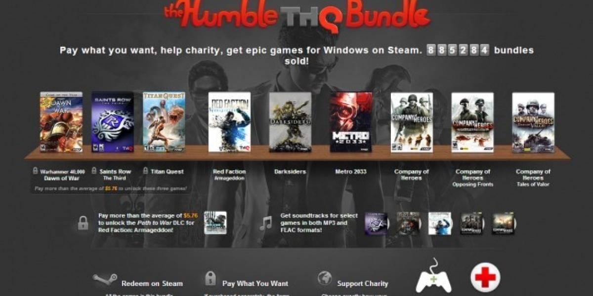 Humble Bundle de THQ fue todo un éxito