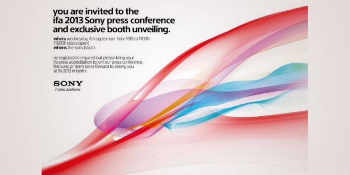 Sony confirma que presentará equipos el día 4 de Septiembre