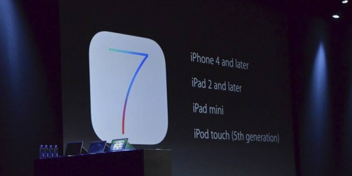 Los dispositivos que tendrán soporte para iOS 7 son... #WWDC13