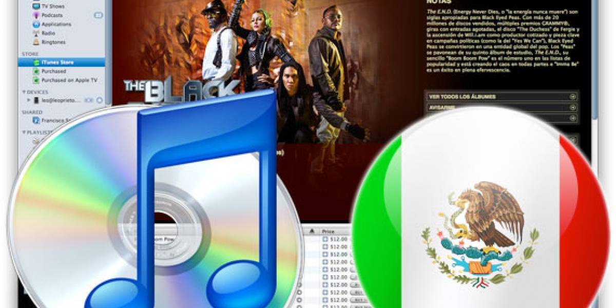 iTunes empieza a vender Música en México