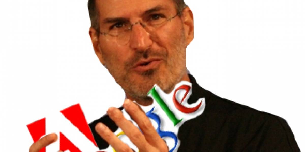 Steve Jobs menosprecia a Google y dice que en Adobe son flojos