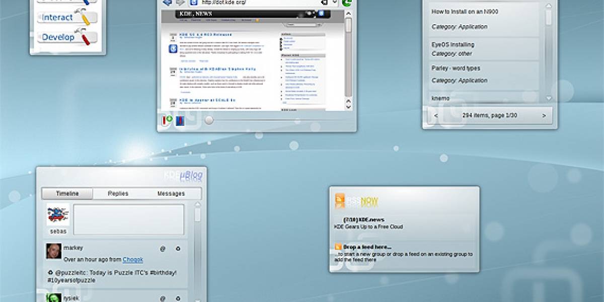 KDE SC 4.4.0 con nueva interfaz para netbooks, ventanas en pestañas y framework de autenticación