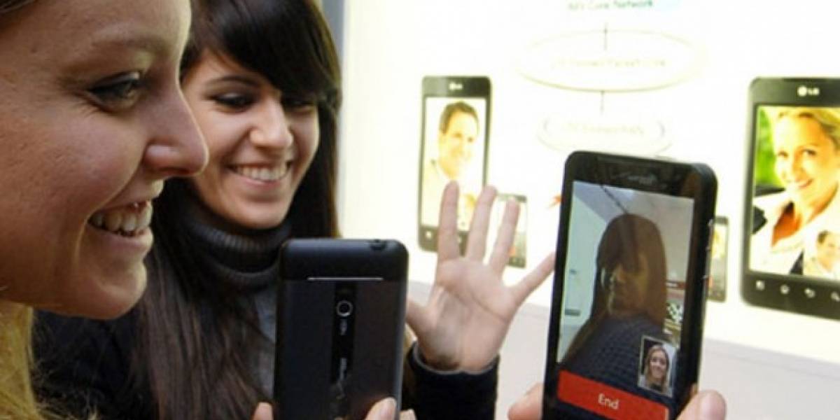 VoLTE (voz sobre LTE) mostrada en un LG Revolution