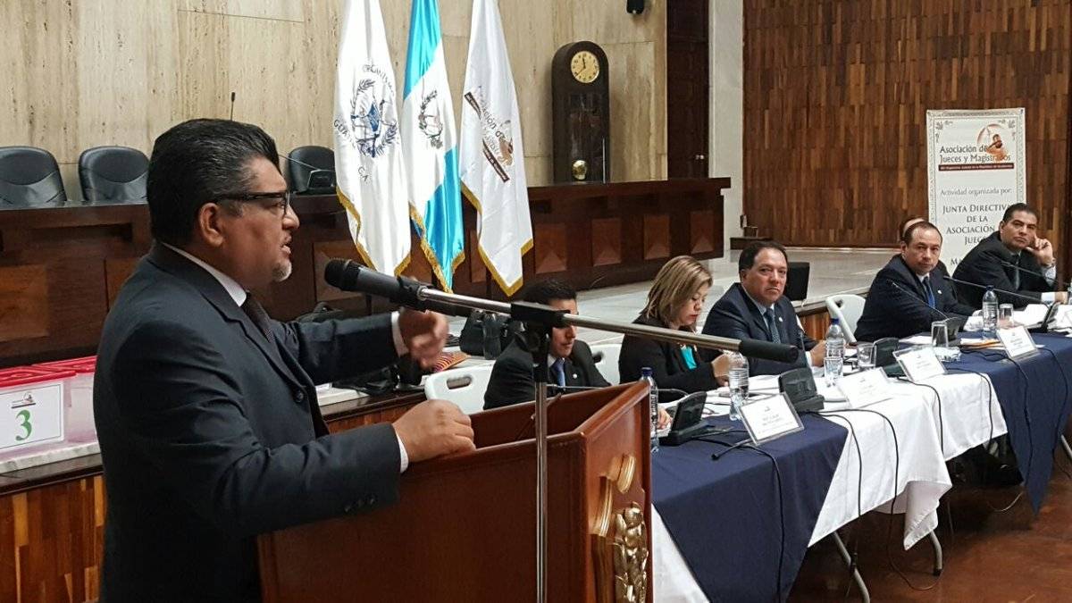 Marlon López, presidente de la Asociación de Jueces